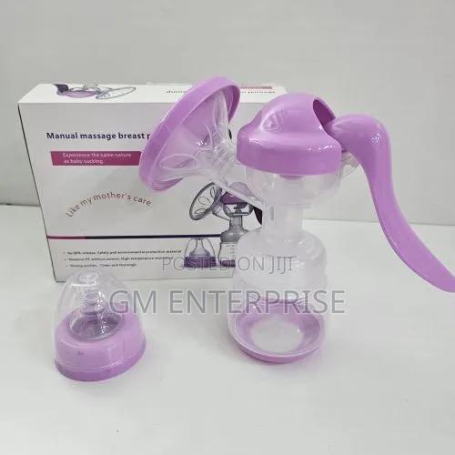 Manual Breast Pump With Milk Bottle