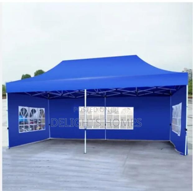 *3×6. Pop Up Gazebo Canopy Tent With 3 Window Side Walls