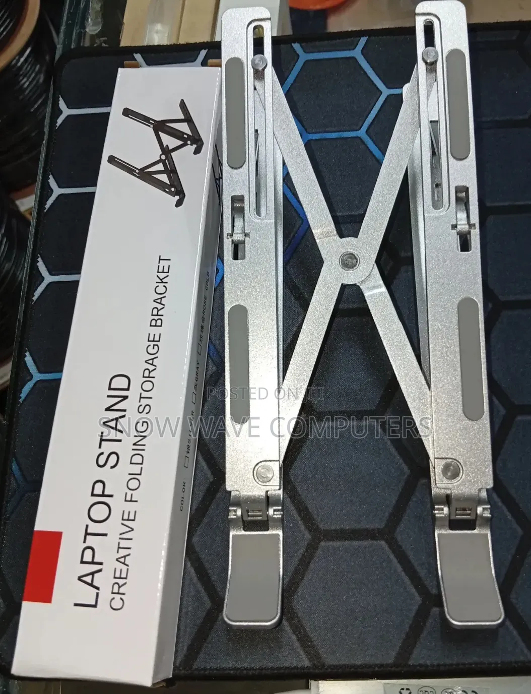 Foldable Laptop Stand Metallic Laptop Stand