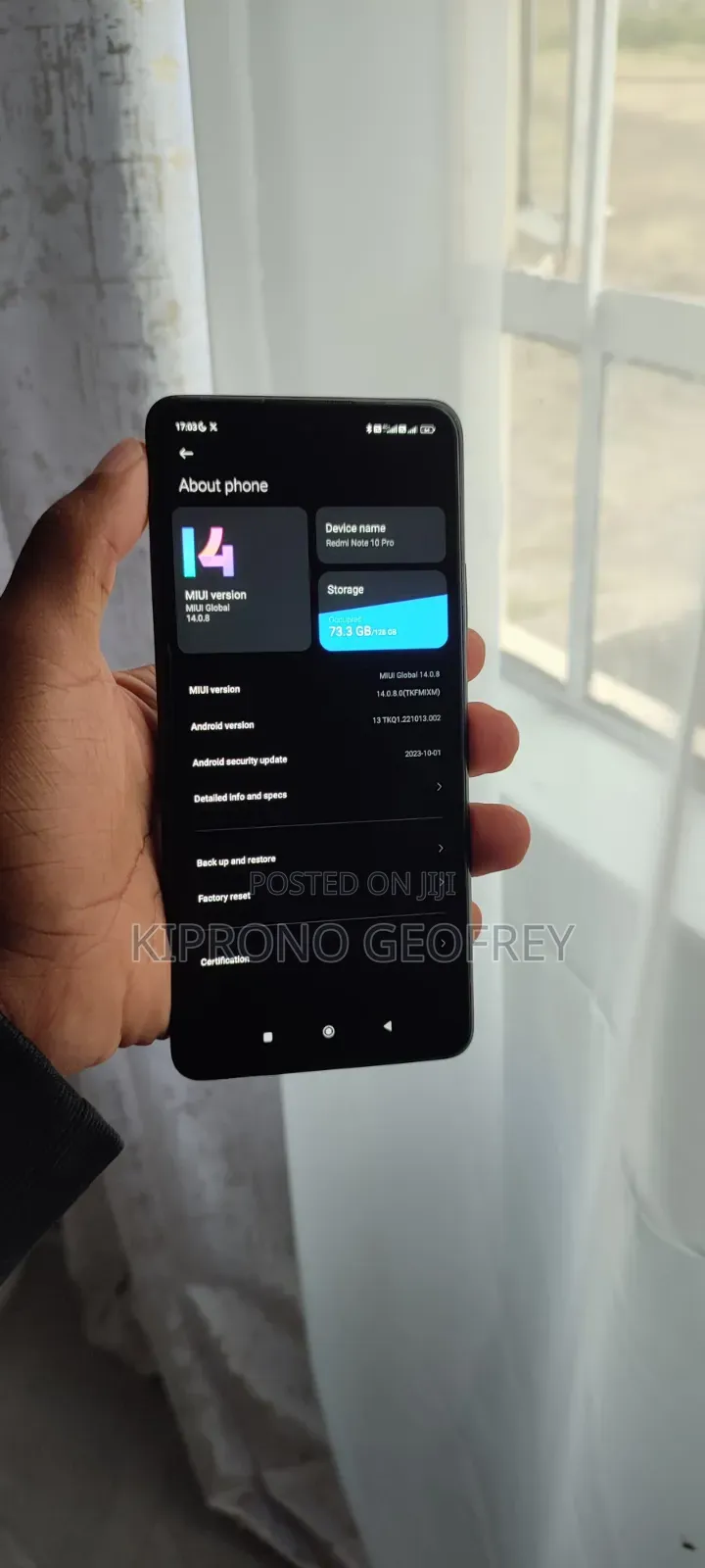 Xiaomi Redmi Note 10 Pro 128 GB Black