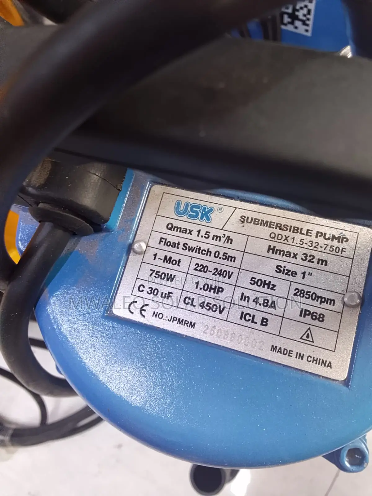 1hp Submersible Pump Water Pump