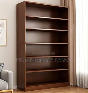 Book Case: Multi-Layer 6-Tier MDF Bookshelf Wooden Storage