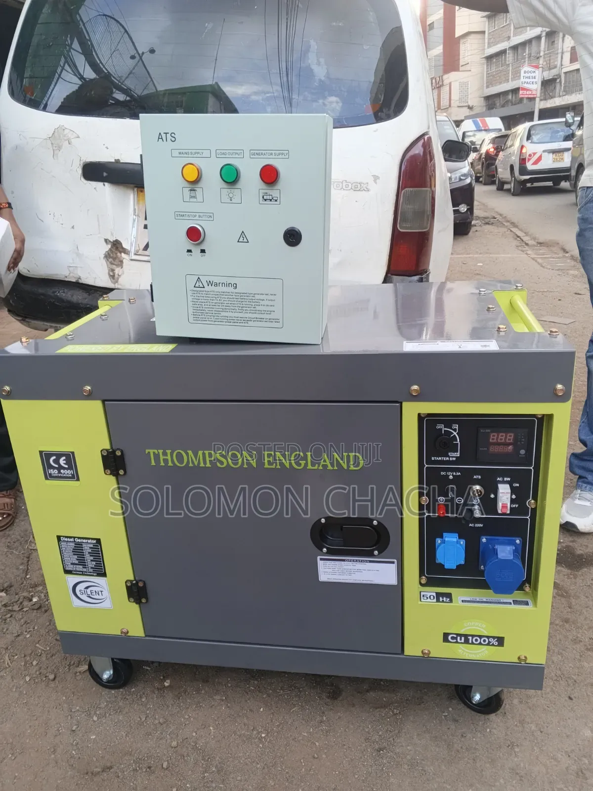 Thompson England 10kw Single Phase Silent Diesel Generator With Ats