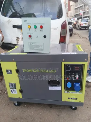 Thompson England 10kw Single Phase Silent Diesel Generator With Ats