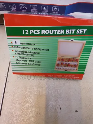Long Time Warrant 12pcs Router Bit Set