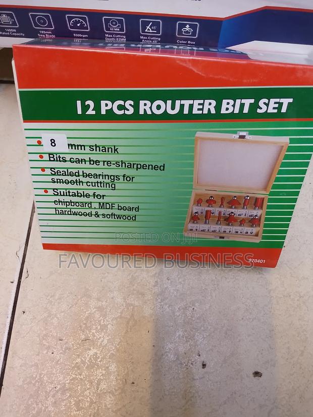 Long Time Warrant 12pcs Router Bit Set