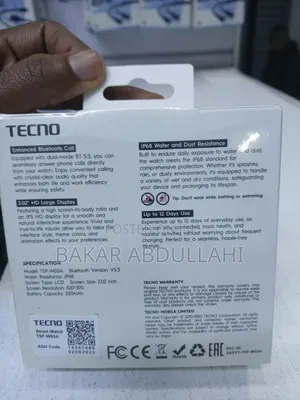 Tecno Watch 3 Active