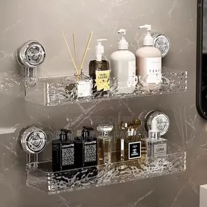 Suction Cup Bathroom Storage Rack_car