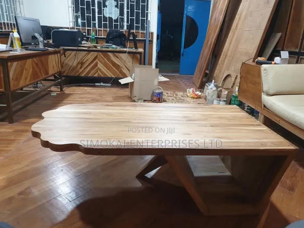 Modern Teak Wood Coffee Table