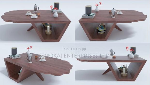 Modern Teak Wood Coffee Table - thumbnail 2