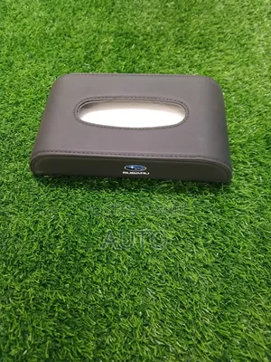 Premium Subaru Branded Car Tissue Holder | Luxury Serviet Holder