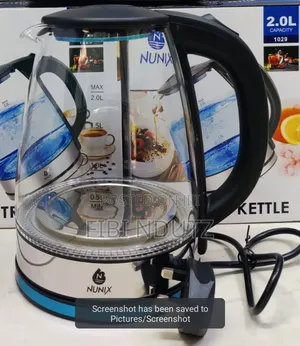 Classy Nunix Glass Water Kettle/Glassy Kettle