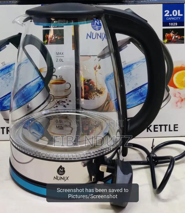 Classy Nunix Glass Water Kettle/Glassy Kettle - main view