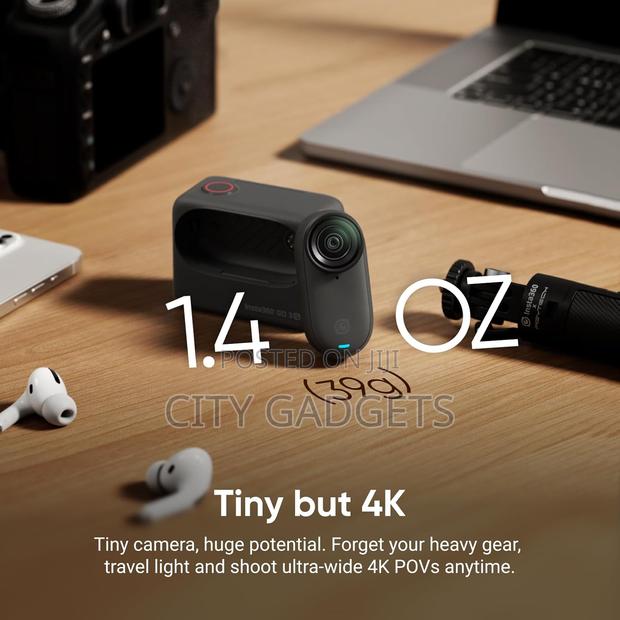 Insta360 Go 3s - 128 Gb Black Tiny Portable Vlogging Camera - thumbnail 2