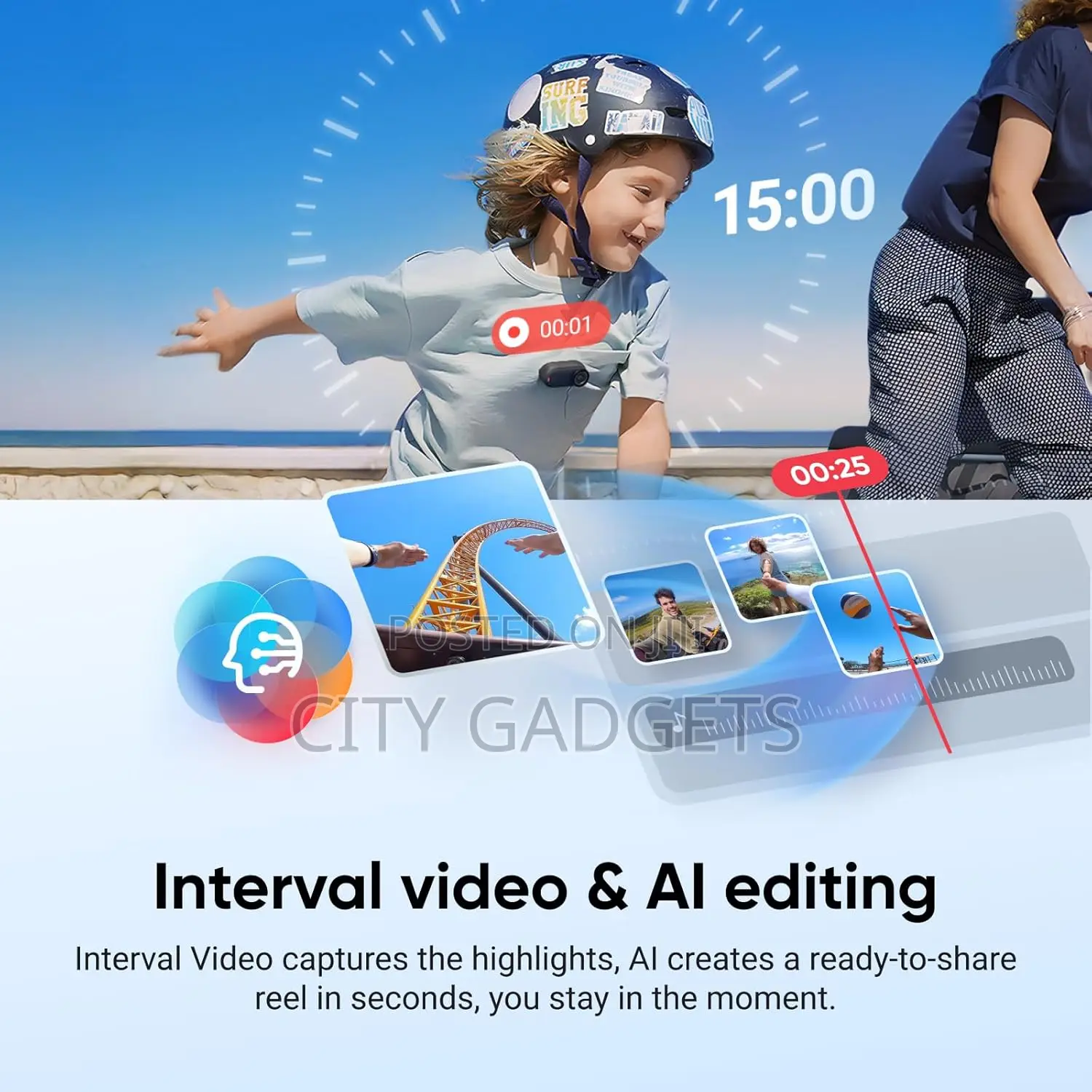 Insta360 Go 3s - 128 Gb Black Tiny Portable Vlogging Camera