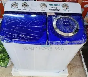 7.5kg Twin Tub Washing Machine – Semi-Automatic Washer Spinner
