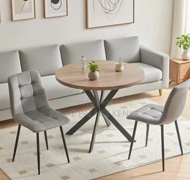 Dining Chair: Nordic Luxury Velvet Dining Chair With Metal Legs