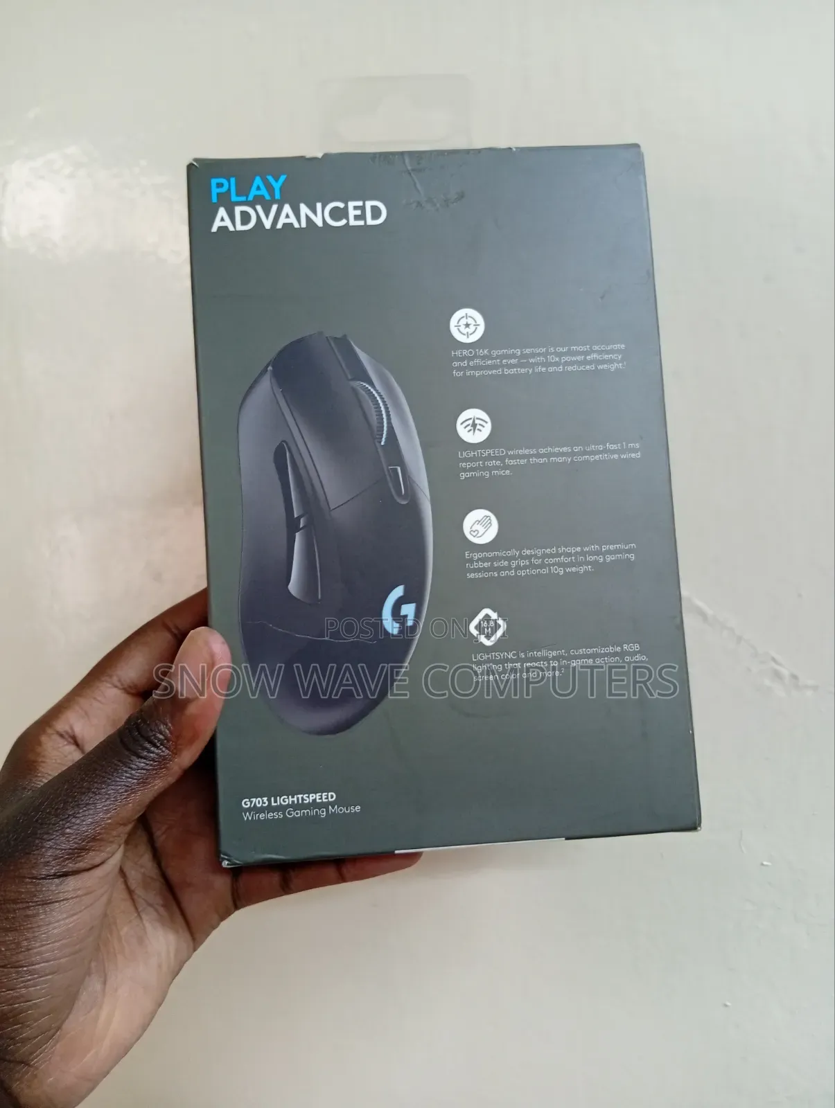 Logitech G703 Lightspeed Wireless Gaming Mouse