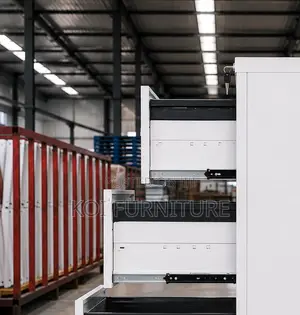 Office Cabinet; 4-Drawer Steel Filing Secure Cabinet