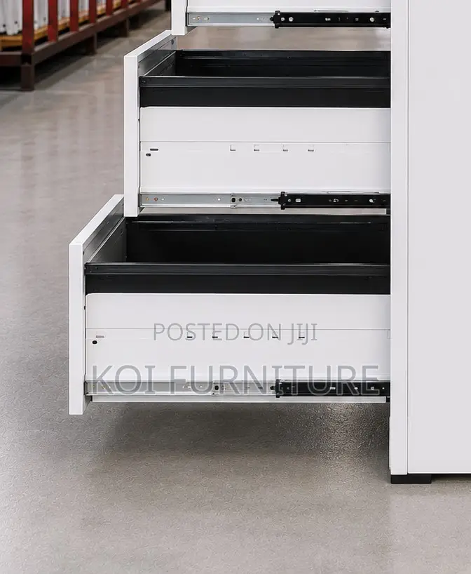 Office Cabinet; 4-Drawer Steel Filing Secure Cabinet