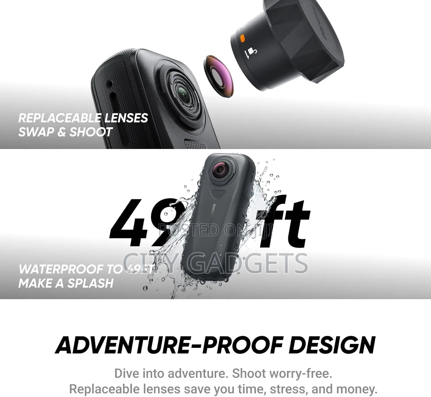 Insta360 X4 Air - Lightweight 165g 360 Camera