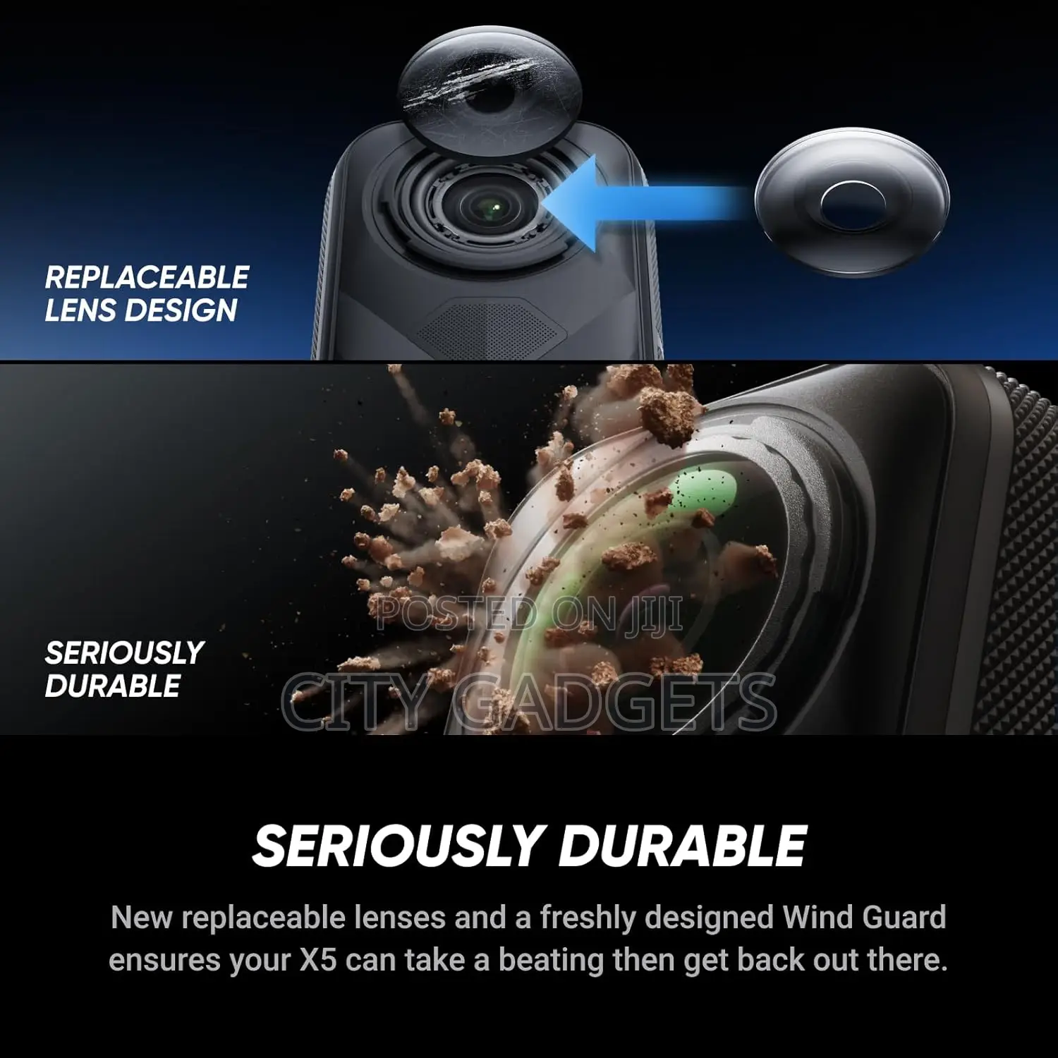 Insta360 X5 - Waterproof 360° Action Camera, Leading Low Light