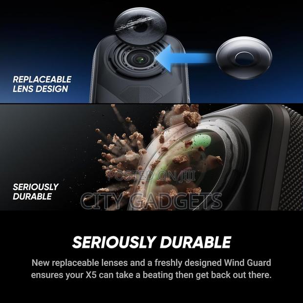 Insta360 X5 - Waterproof 360° Action Camera, Leading Low Light - thumbnail 2