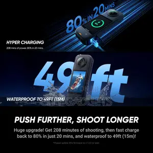 Insta360 X5 - Waterproof 360° Action Camera, Leading Low Light