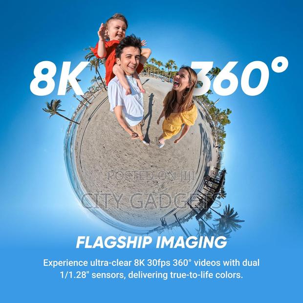 Insta360 X5 - Waterproof 360° Action Camera, Leading Low Light - thumbnail 6