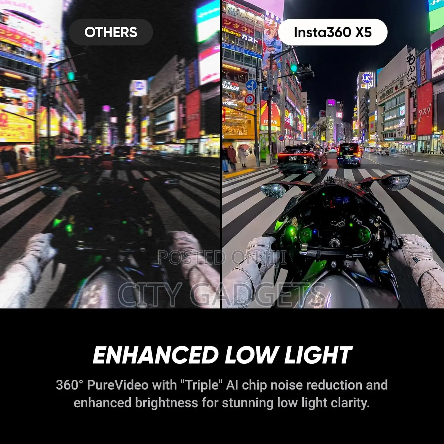 Insta360 X5 - Waterproof 360° Action Camera, Leading Low Light