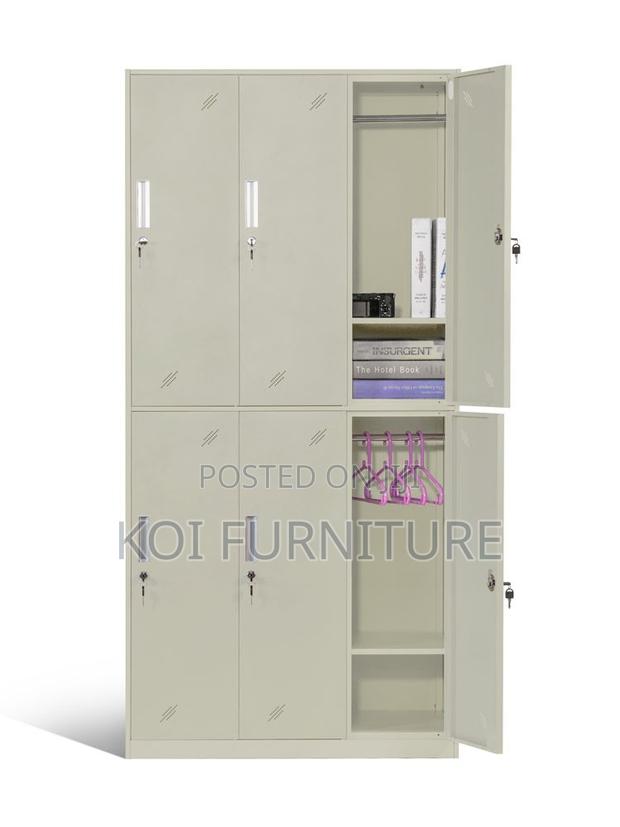 Office Cabinet; Six Locker Larger Strong Executive Office Cabinet - thumbnail 2