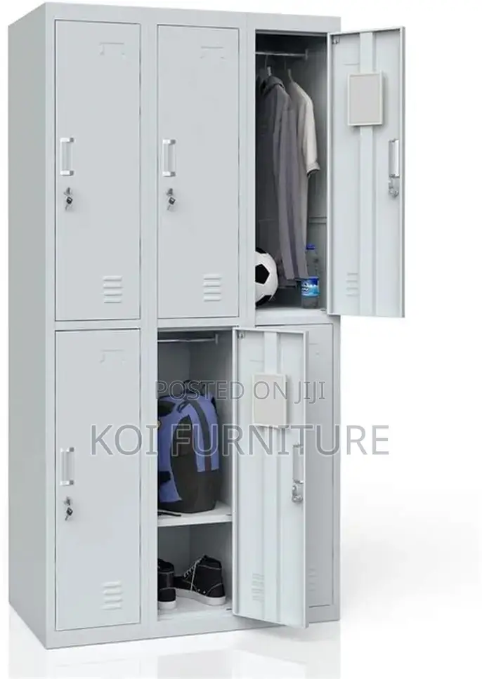 Office Cabinet; Six Locker Larger Strong Executive Office Cabinet
