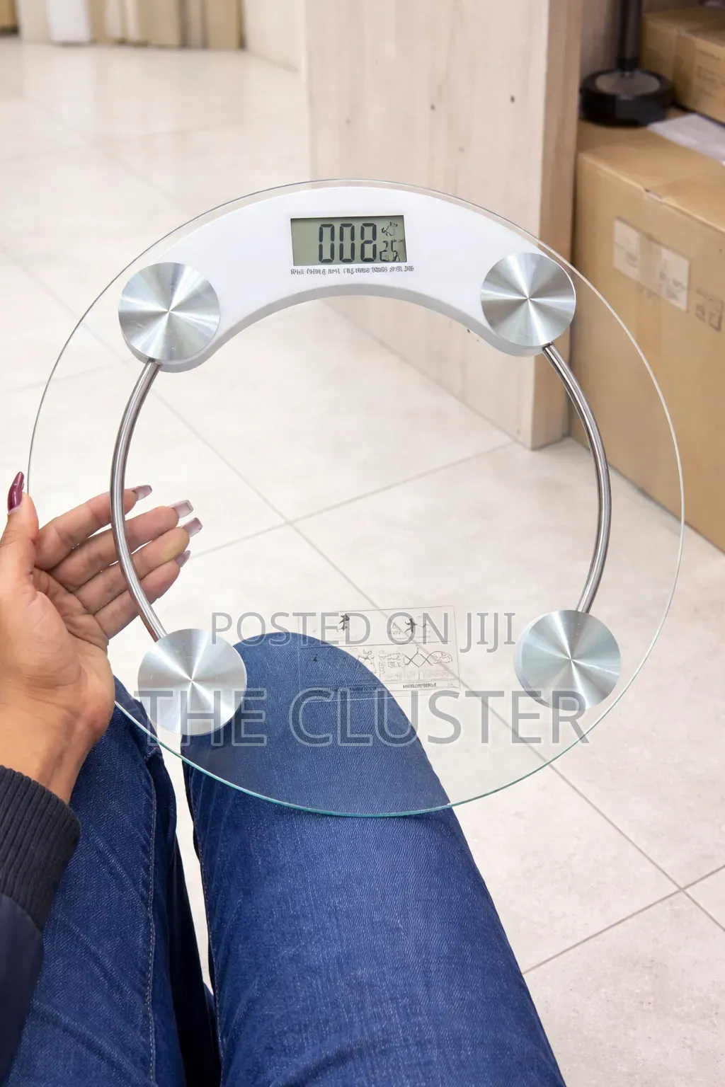 Digital Bathroom Scale – Glass Body Weight Scale