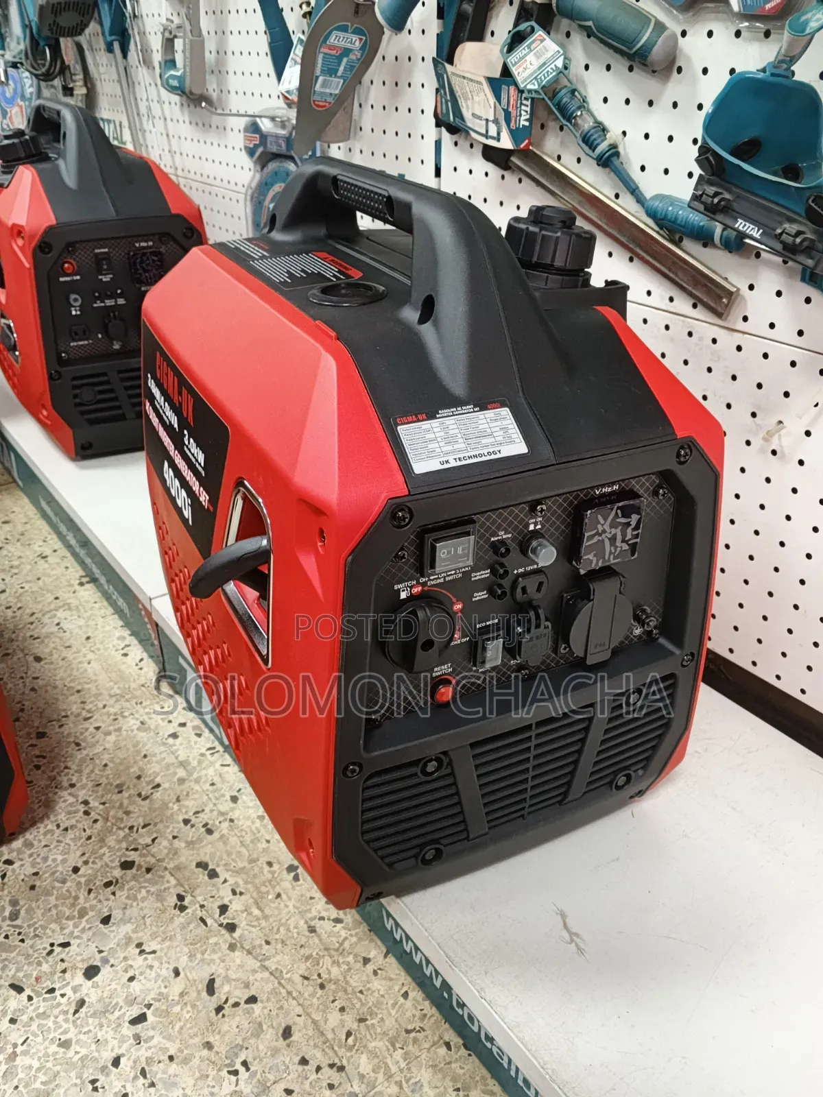 Cigma-Uk 4kva 4000i Silent Inverter Generator With Electric Start