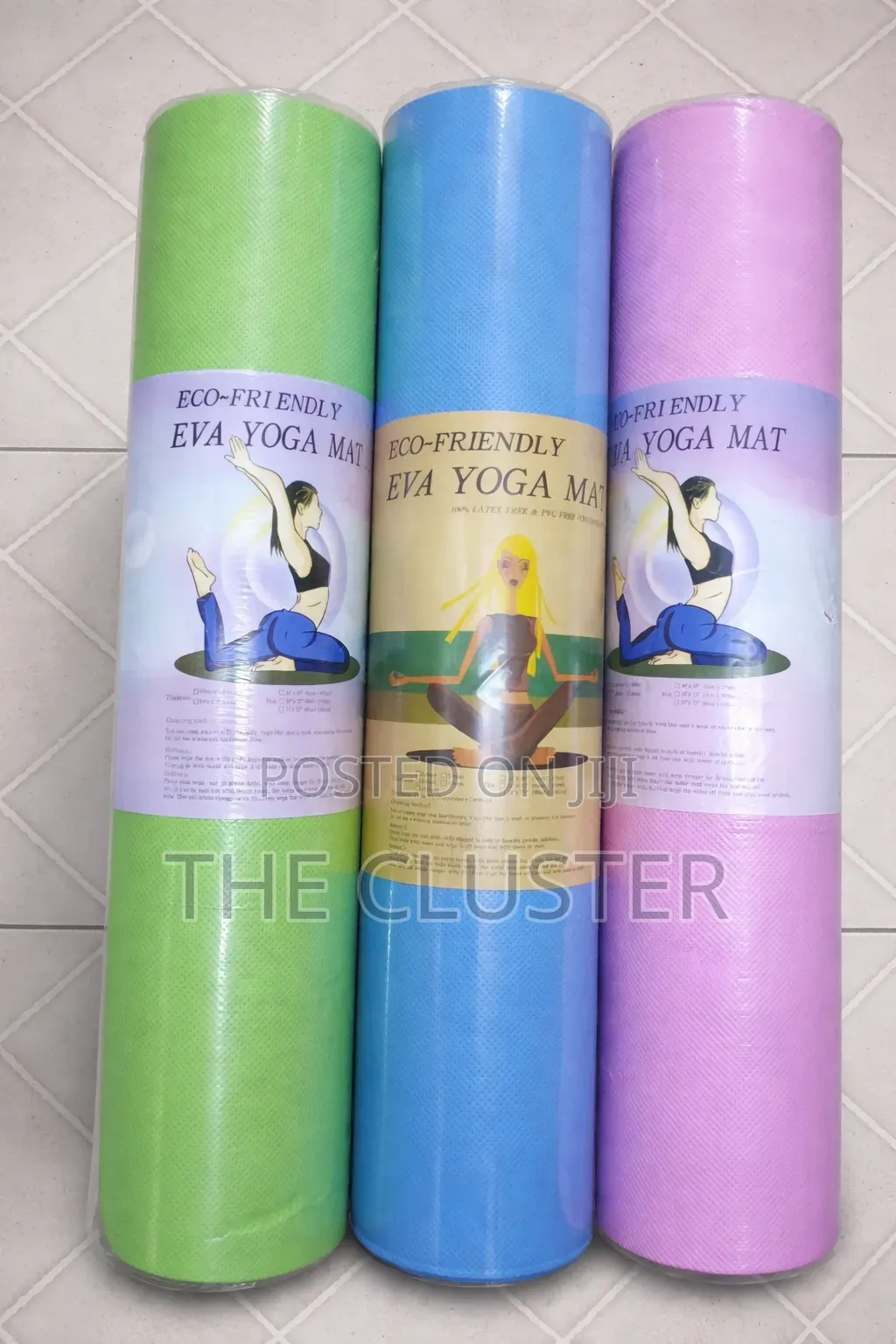 Yoga Mat.
Spongy for Exercise.