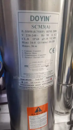 Doyin 0.75hp (550w)