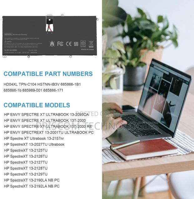 Hp Spectre Xt 13 (Hd04xl) Internal Battery - thumbnail 2