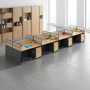 Office Workstation; Eight Users MDF Made Office Workstations