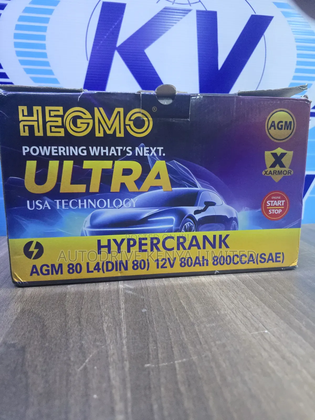 Din80 Hegmo Agm Start-Stop Battery