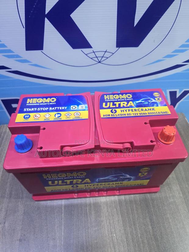 Din80 Hegmo Agm Start-Stop Battery - thumbnail 3