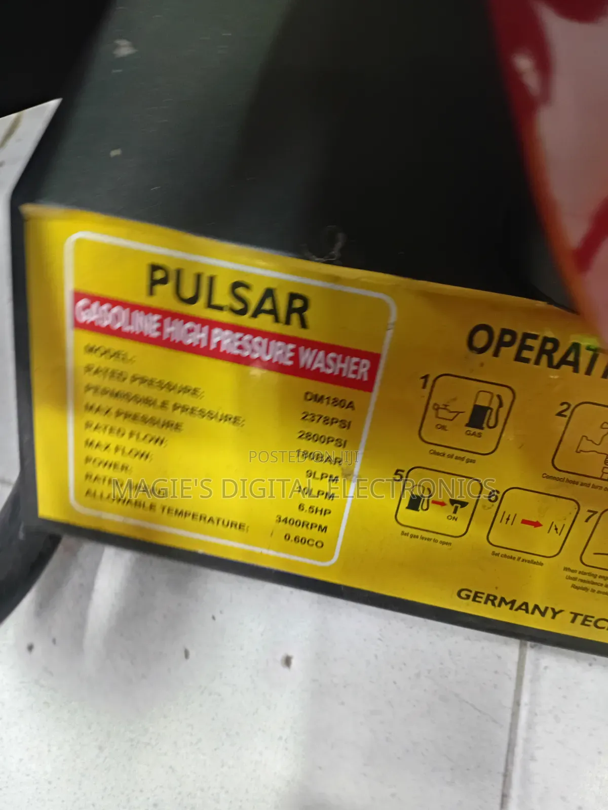 Most Suitable 2800psi Pulsar Pressure Washer