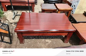 Modern Wooden Mahogany Coffee Table