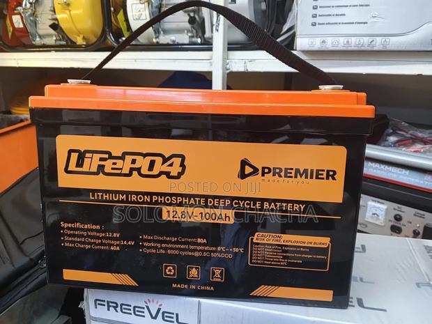 Premier 12.8v 100ah Lithium Iron Phosphate Deep Cycle Battery
