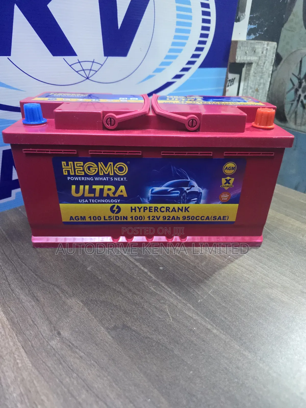 Din100 Hegmo Agm Start-Stop Battery