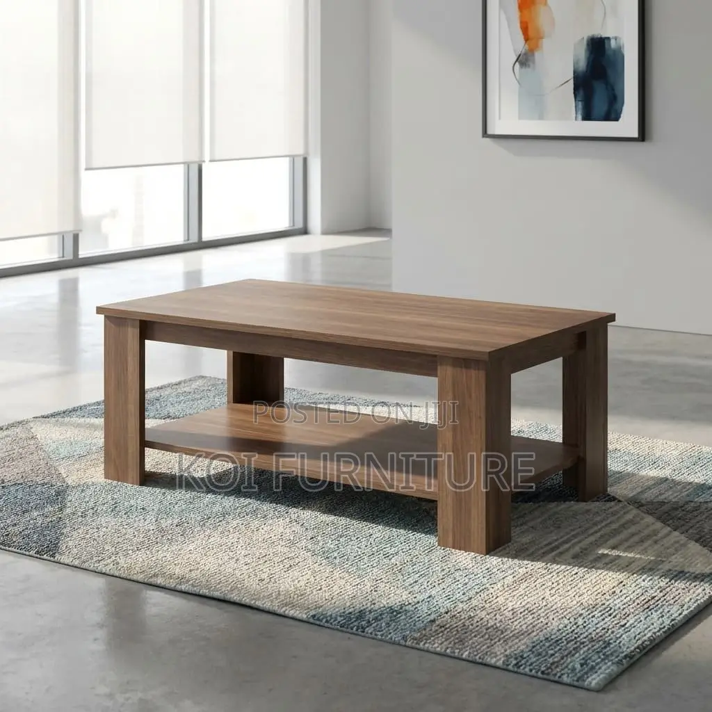 Office Table : Modern Light Oak Rectangular Coffee Table