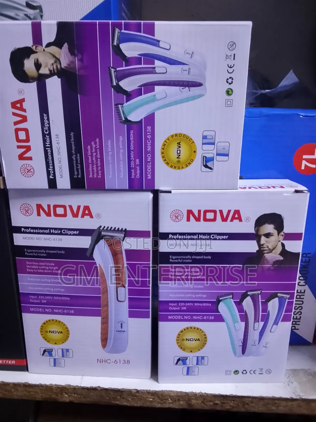 Nova Trimmer, Rechargeable Shaver