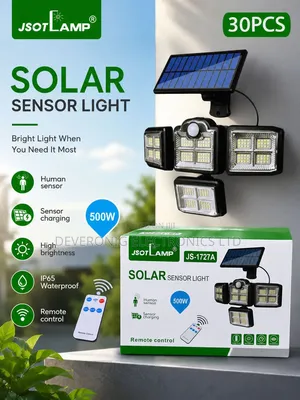 *500watts Four Head Solar Sensor Light