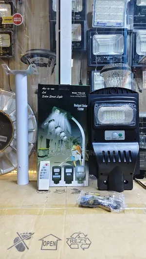 *100watts Solar Street Light + Pole*=