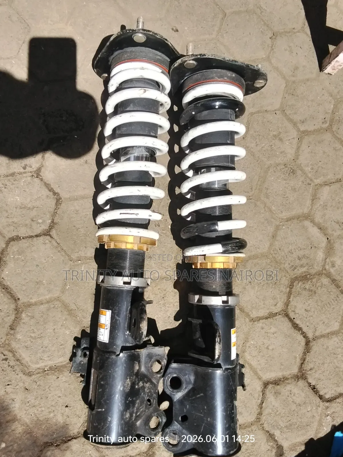 Original Ex Japan Toyota Auris Front and Rear Coil Overs