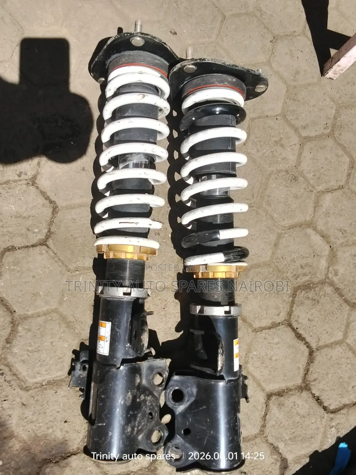 Original Ex Japan Toyota Auris Front and Rear Coil Overs